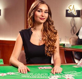 22WIN casino live poker table